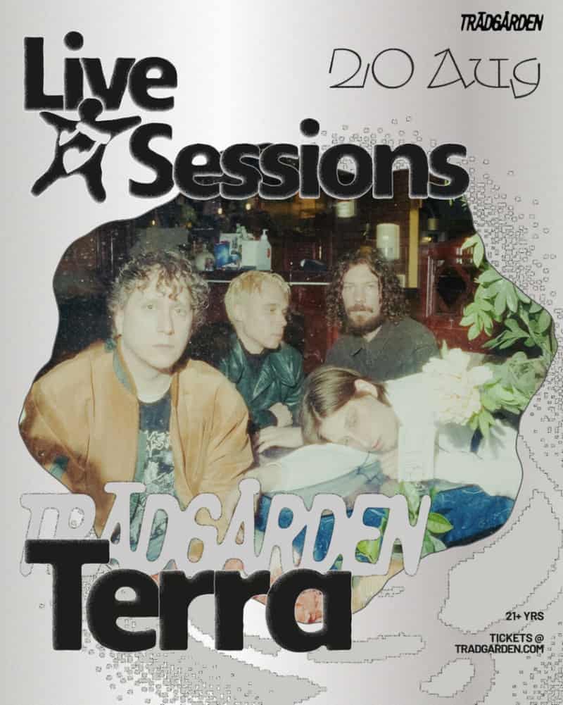 Image of event LIVE SESSIONS: TERRA by Trädgården venue in Stockholm Image of event LIVE SESSIONS: TERRA by Trädgården venue in Stockholm