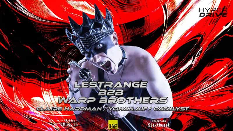 Image of event Letrange b2b Warp Brothers by Slakthuset venue in Stockholm