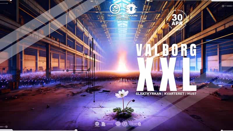 Image of event Valborg XXL - Technostate & Överjord by SLAKTKYRKAN venue in Stockholm