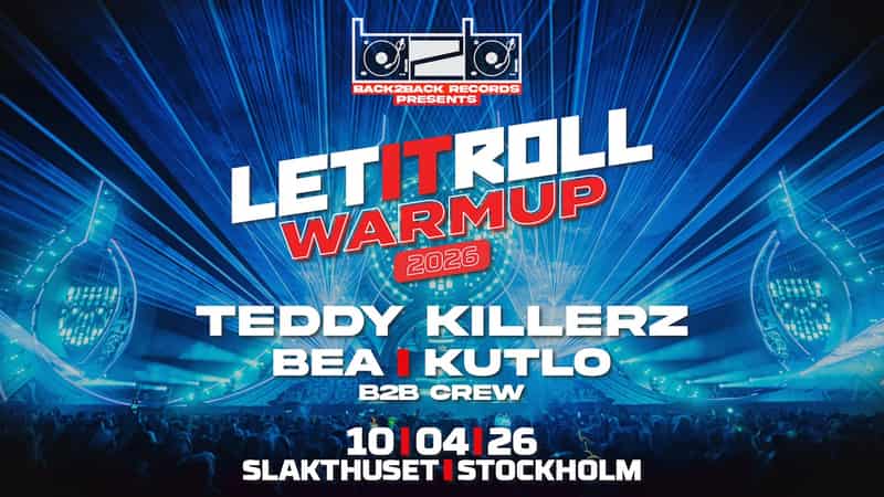Image of event Let it Roll Warmup (Drum&Bass) w/ Teddy Killerz by Slakthuset venue in Stockholm Image of event Let it Roll Warmup (Drum&Bass) w/ Teddy Killerz by Slakthuset venue in Stockholm