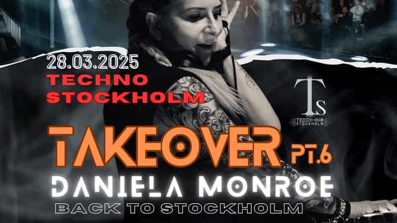 Image of event TECHNO STOCKHOLM TAKEOVER PT.6 by Technoladan venue in Stockholm