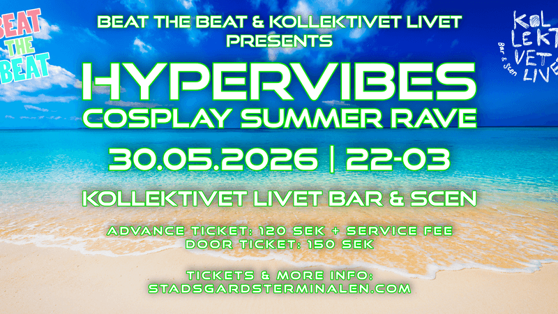Image of event Hypervibes Cosplay Summer Rave by Kollektivet Livet venue in Stockholm Image of event Hypervibes Cosplay Summer Rave by Kollektivet Livet venue in Stockholm