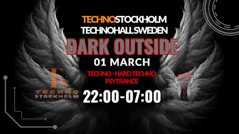 Image of event Technohall DARK OUTSIDE by Technoladan venue in Stockholm