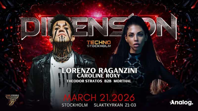 Image of event TECHNO STOCKHOLM - LORENZO RAGANZINI - DIMENSION by SLAKTKYRKAN venue in Stockholm Image of event TECHNO STOCKHOLM - LORENZO RAGANZINI - DIMENSION by SLAKTKYRKAN venue in Stockholm