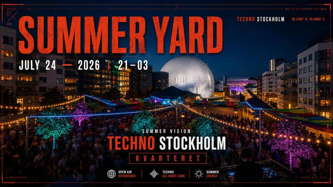 Summer Yard - Techno Stockholm