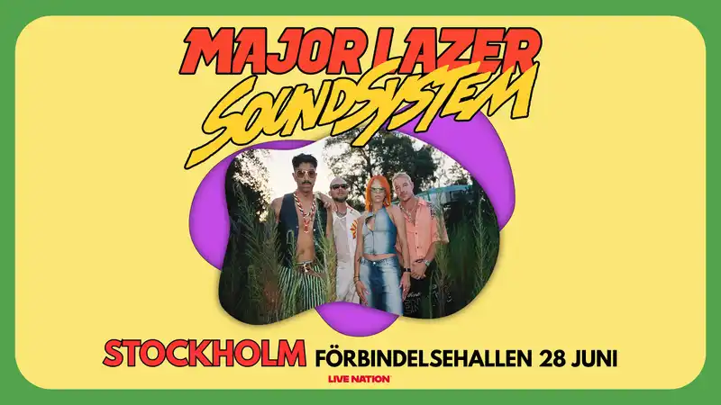 Image of event Major Lazer by Förbindelsehallen venue in Stockholm Image of event Major Lazer by Förbindelsehallen venue in Stockholm