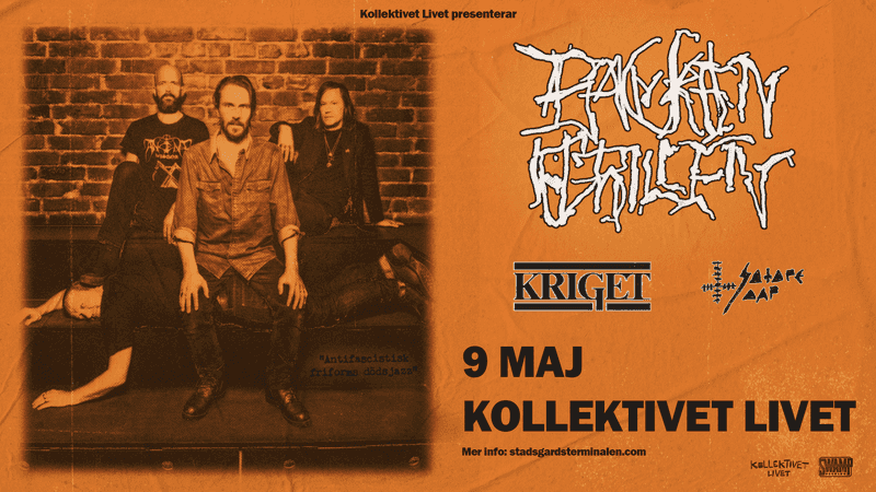 Image of event Backengrillen + Kriget + Isotope Soap by Kollektivet Livet venue in Stockholm Image of event Backengrillen + Kriget + Isotope Soap by Kollektivet Livet venue in Stockholm